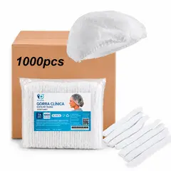 DE TODO Y MAS - Cofias Gorro Desechable Colores 1000 Unidades Gorro Clip
