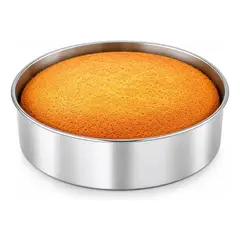 PANELUX - Molde Aluminio Para Tortas Queque Redondo 24cm