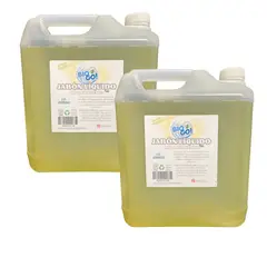 GENERICO - Jabon Liquido BioGo Neutro Glicerina Vainilla 5 Litros Eco Pack 2 Unidades