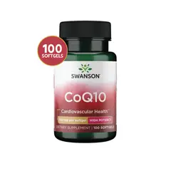 SWANSON - CoQ10 10 mg Sabor Neutro - 100 Cápsulas