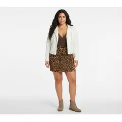 UNIK'S - CHAQUETA DE CIERRE BLANCO