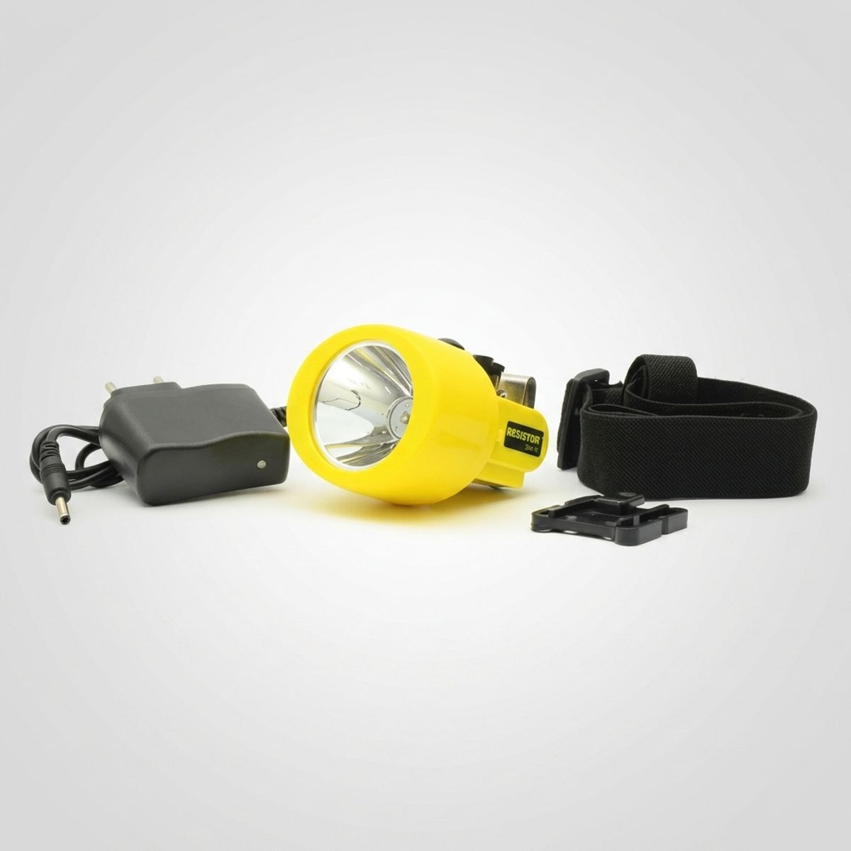 Lampara minera ZEUS 10000 LUX recargable para casco con IP65, marca RESISTOR - Foto Principal