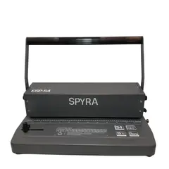 SPYRA - Espiralera Perforadora ESP-54 Gris Carta Oficio