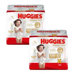 HUGGIES - Pañal Natural Care XXG - 104 Unidades