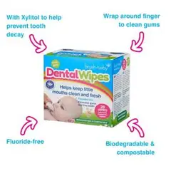 BRUSH BABY - Toallitas Encías Biodegradables 28un
