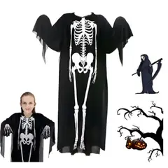 GENERICO - Disfraz De Esqueleto Halloween Para Niños Diseño Ligero.