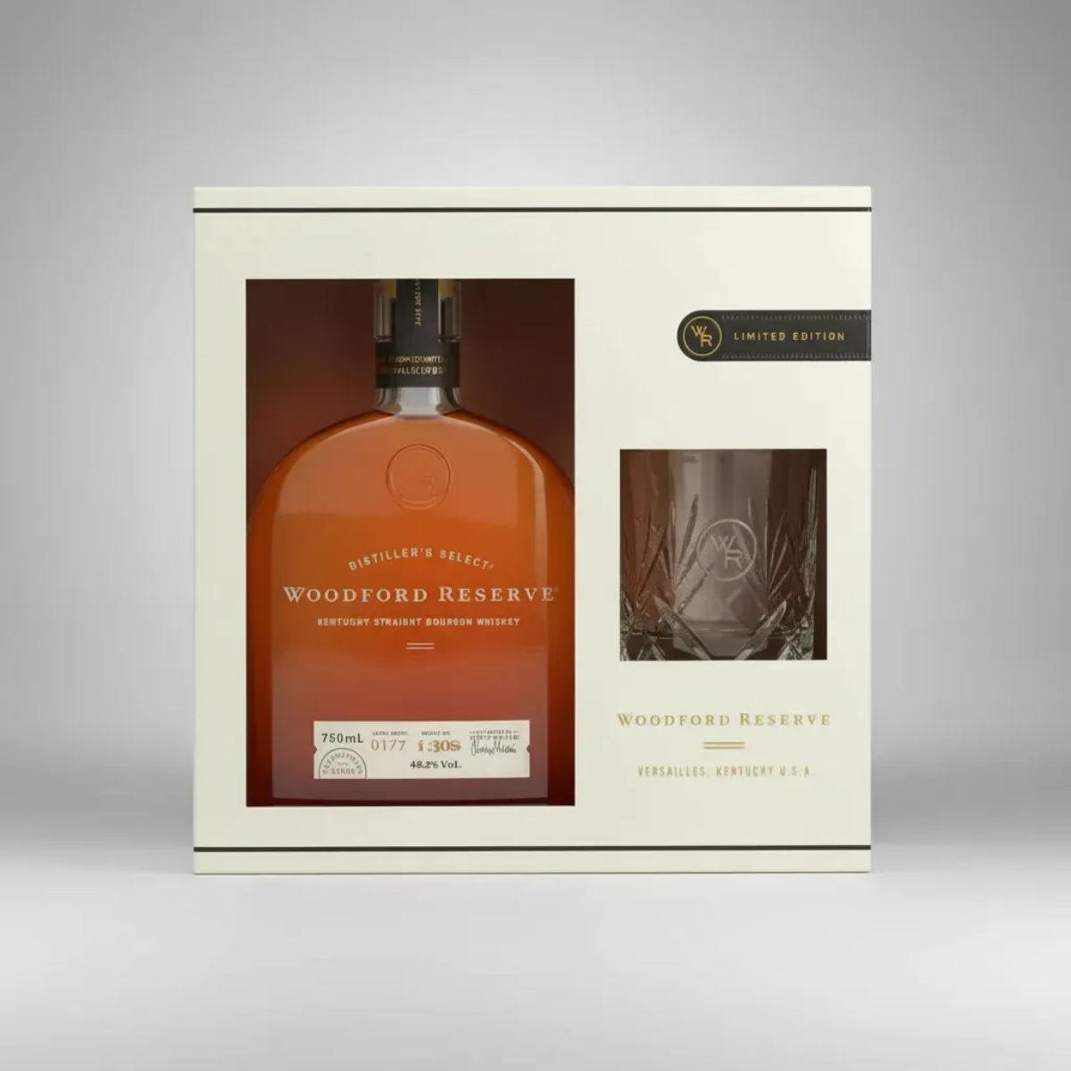 WOODFORD - Pack Whisky Woodford Reserve 750cc + Vaso Whisky