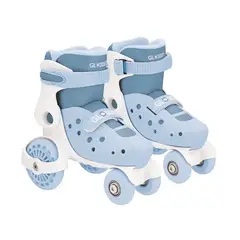 GLOBBER - Patines Quad Infantiles Ajustables Asch Blue
