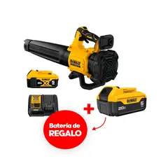 DEWALT - Kit Soplador Inal. 20V DCBL722P1 Carg y Bat 5AH + Bat 5AH Regalo