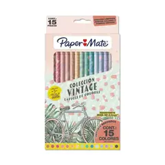 PAPER MATE - Set 15 Colores Vintage