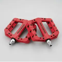 ROCKBROS - Pedales Plataforma Bicicleta 12CBK - Rojo