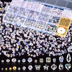 CRISTAL - Cuentas Zefy 2000 pcs 24 estilos AB