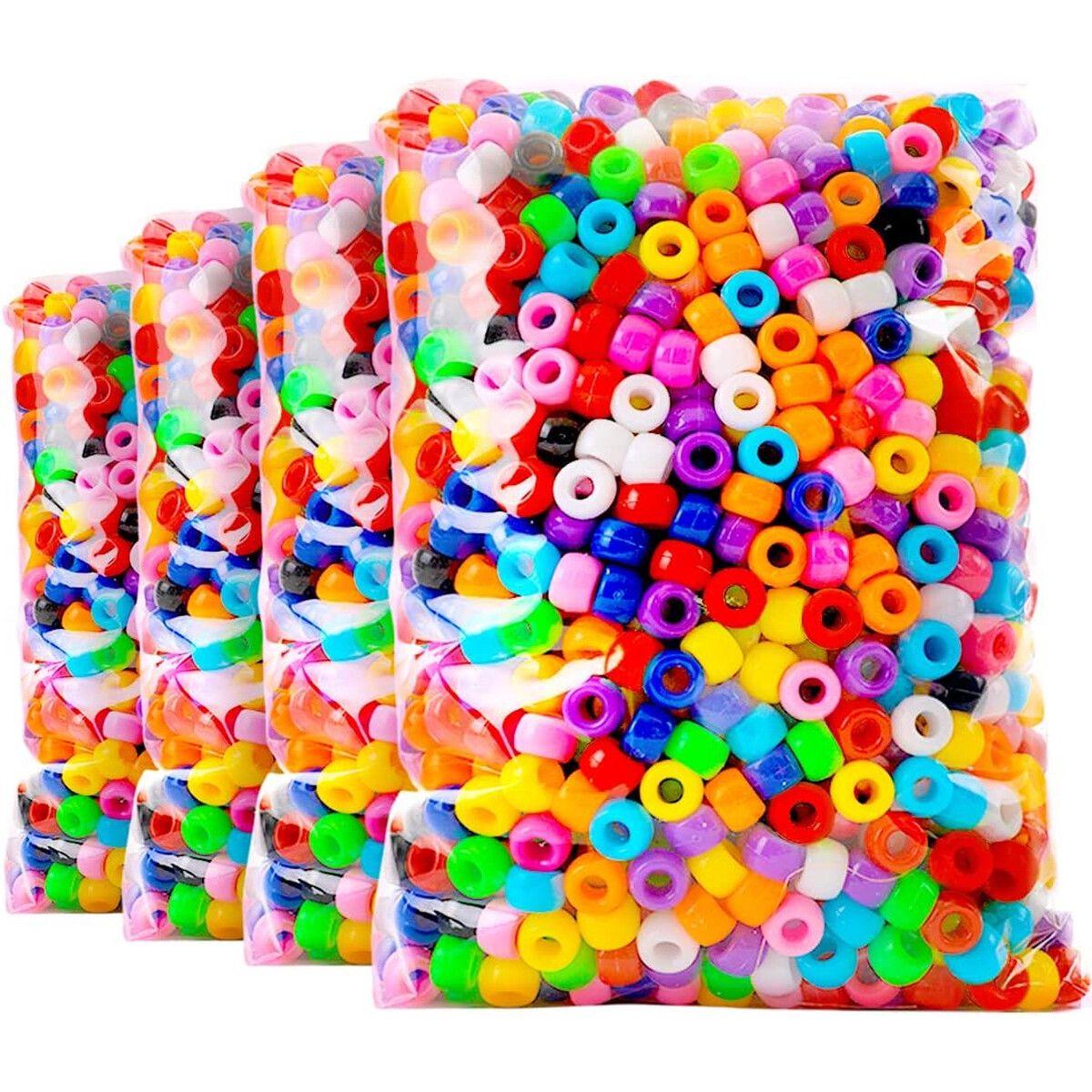 PONY - Cuentas Pony Praisebank 4000 unidades Multicolor Agujero 4mm