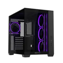 ASUS - Gabinete A32 Plus, ATX, 4x Fan 120mm ARGB, USB C