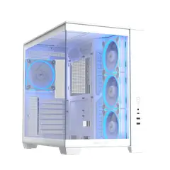 ASUS - Gabinete A32 Plus Blanco, ATX, 4x Fan 120mm ARGB, USB C