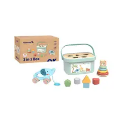TOOKY TOY - Caja 3 en 1 Animales del Bosque