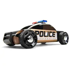 COBABY - Automoblox S9 patrulla de policía, negro coleccionable