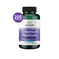 SWANSON - Cromo Picolinato 200 mcg 200 Cápsulas