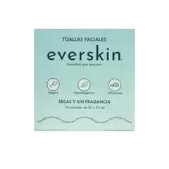 EVERSKIN - Toallas Faciales 10 Unidades