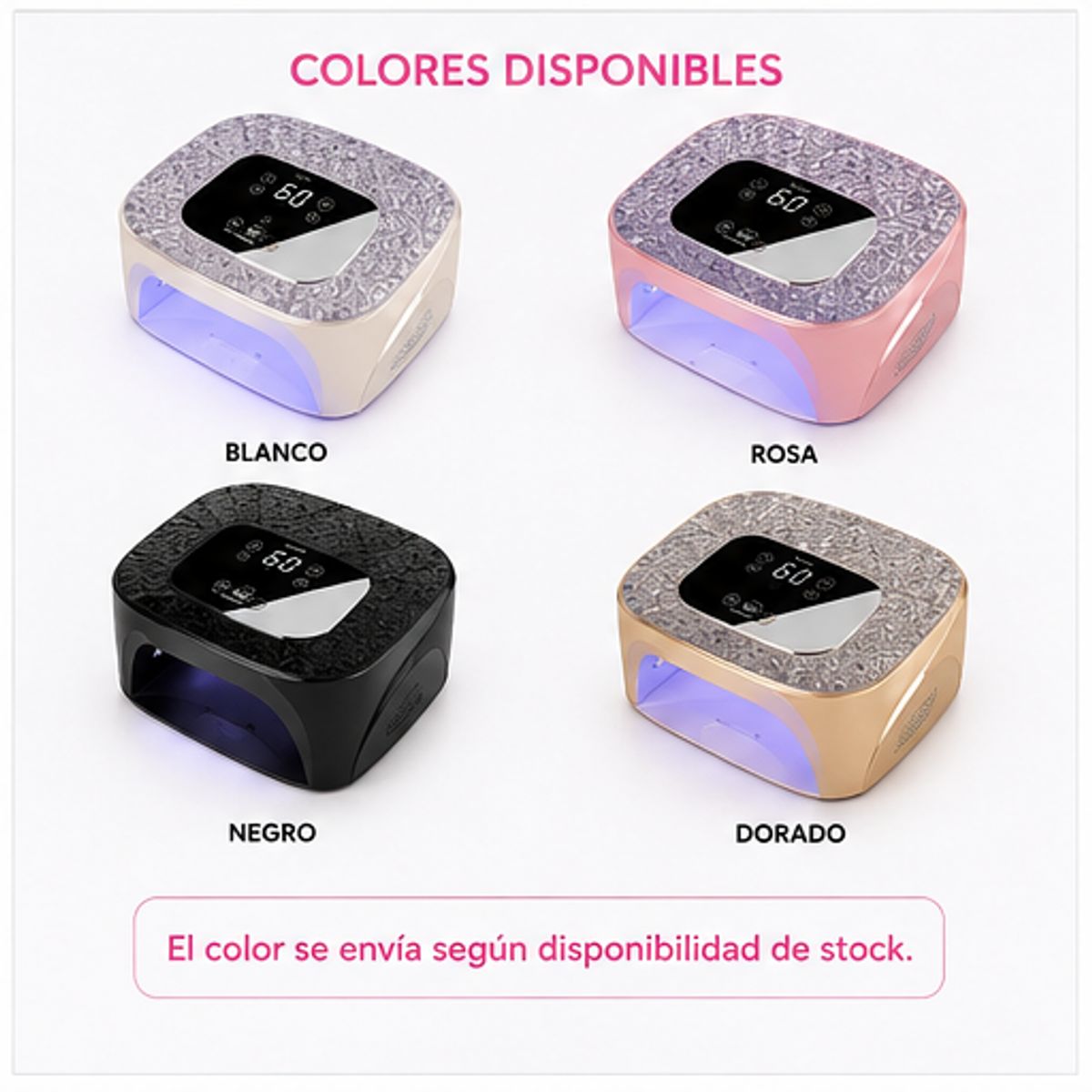 SUN - LÁMPARA DE UÑAS SUN S20 268W LED UV 2 EN 1 PROFESIONAL