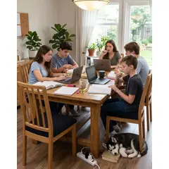 MYLHOGAR - Protector de Asiento para Sillas de Comedor Jacquard Elastico Antideslizante