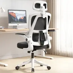 ATURE - Silla Ergonómica Oficina Soporte Lumbar Elástico Giratoria