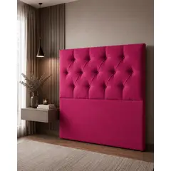 GENERICO - Respaldo Capitoné 2 Plazas Premium Color Fucsia