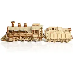 PUZZLE - 3D de Madera Foyucool Tren 282 Piezas DIY
