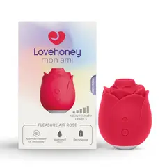 ROSE - Lovehoney Mon Ami Pleasure Air Vibrador Succión Rojo