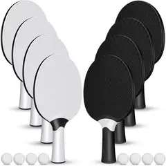 PING - Paletas Pong Junkin Set 8 Goma Compuesta