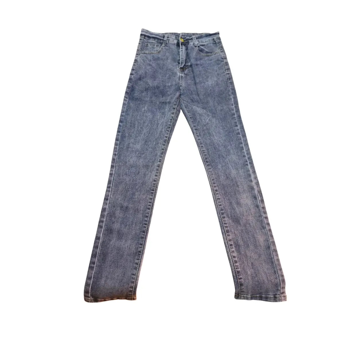 DIVINO JEANS - Pantalon estilo skinny para damas en jean de calidad gris