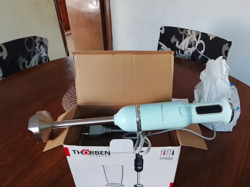 Minipimmer Thor Retro Style Hand Mixer Light Blue Celeste