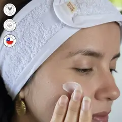 AMARU SKINCARE - Cintillo Skincare de Algodón para Rutina Facial | Amaru