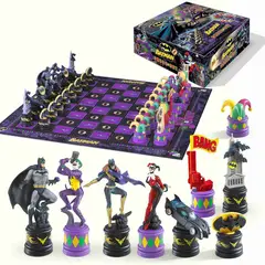 THE NOBLE COLLECTION - Ajedrez Batman Dark Knight vs Joker