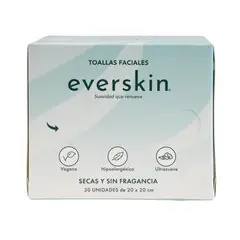 EVERSKIN - Toallas Faciales 30 Unidades