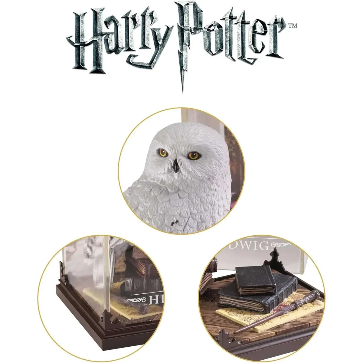 THE NOBLE COLLECTION - Criaturas Mágicas 1  Hedwig, la Lechuza de Harry Harry Potter