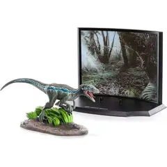 THE NOBLE COLLECTION - Diorama Coleccionable Jurassic Park - Raptor azul