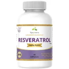 GENERICO - Resveratrol 400mg Antioxidante Natural 90 cápsulas