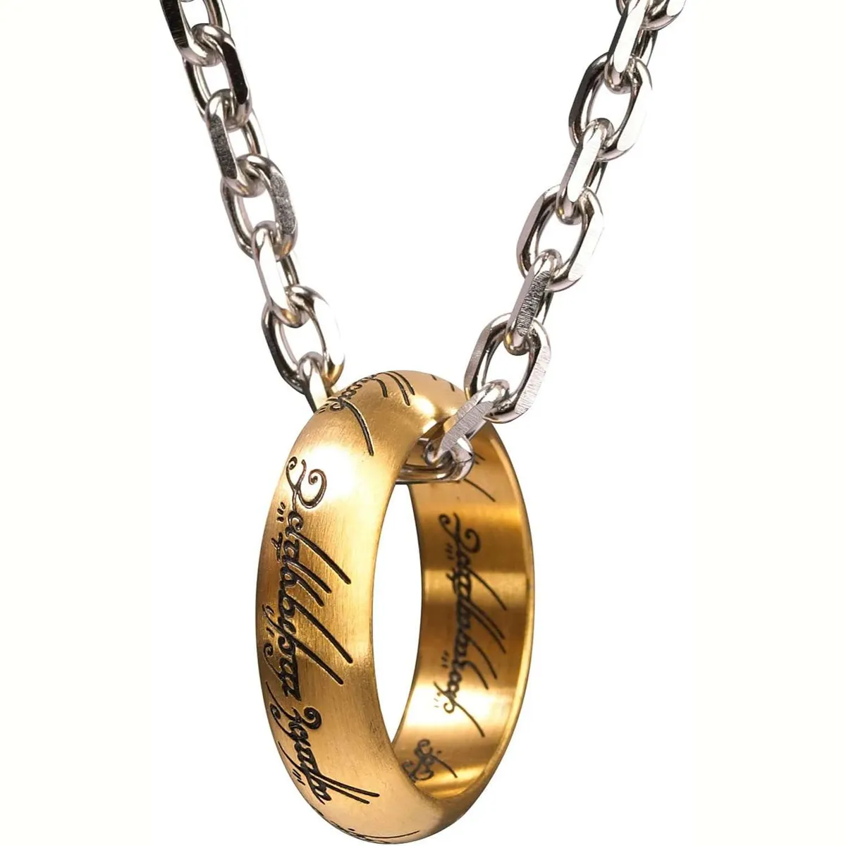 THE NOBLE COLLECTION - Anillo Único de Acero Inoxidable  El Señor de los Anillos