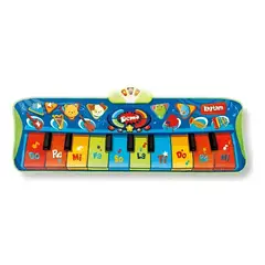 WINFUN - Alfombra Piano Musical con Luces y Sonidos Multicolor