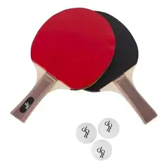 DO IT! - Set de Ping-Pong Do It 2 Paletas de Madera y 3 Pelotas