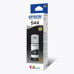 EPSON - T544120-AL Botella de Tinta Negra 65ml, Original, EcoTank, 4.500 páginas