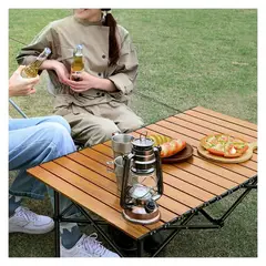 GENERICO - Mesa Portátil Plegable Para Camping Picnic 120x57x50 Cm