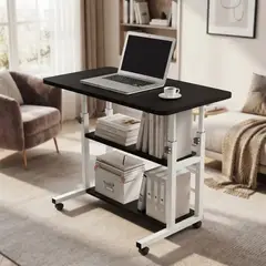 GENERICO - Mesa Plegable Multifuncion Escritorio 3 Niveles Para Oficina Y Hogar