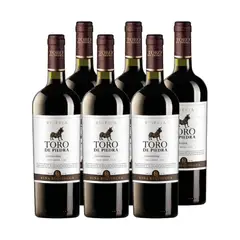 TORO DE PIEDRA - 6x Vinos Reserva Carmenere 750 cc