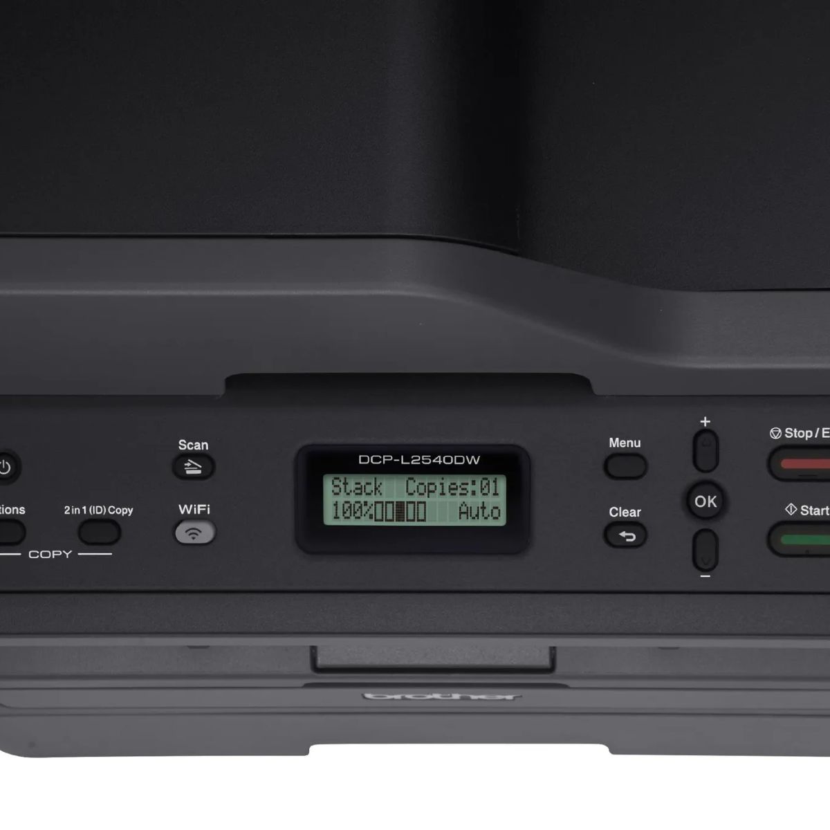 BROTHER - Brother DCP-L2540DW, Multifuncional Láser Monocromática, 30 ppm, Dúplex, Wi-Fi, Ethernet, 250 Hojas