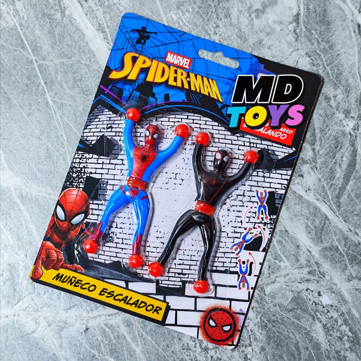 MARVEL - Pack Pegaloco – 2 Figuras Spiderman Marvel
