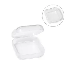 ELBAULDEJUMA - Pack de 24 cajas plasticas transparentes 34x34 mm almacenaje