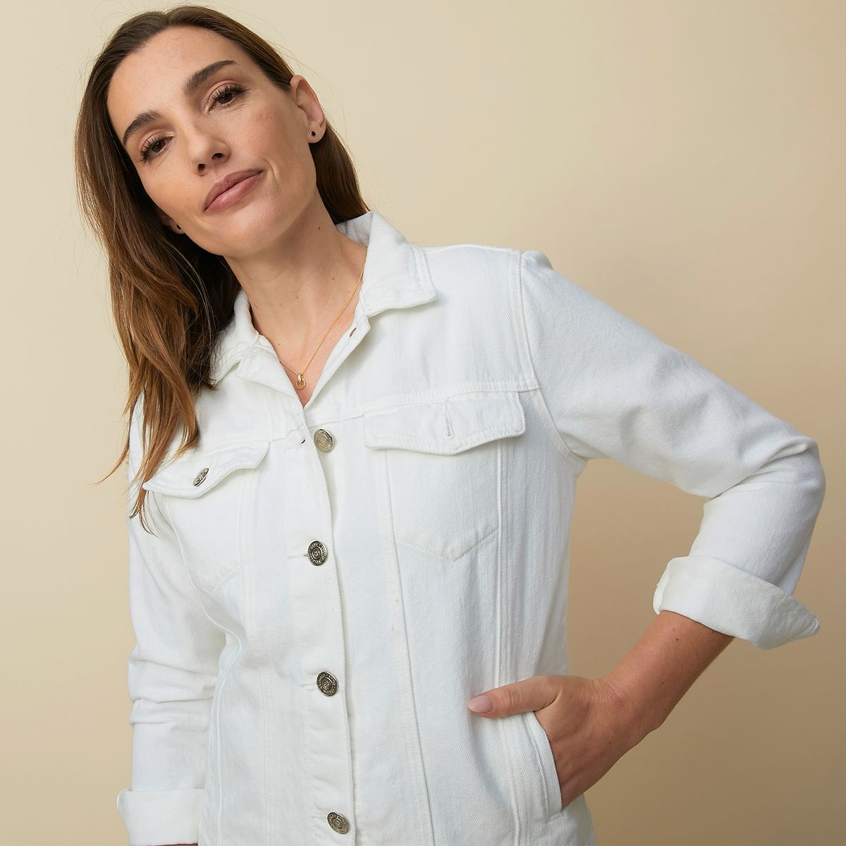 APOLOGY - Chaqueta Bordada Grulla Fundación Nuestros Hijos Mujer Cecilia Bolocco para Apology