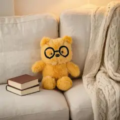 GENERICO - PELUCHE OSO INTELECTUAL CAFE